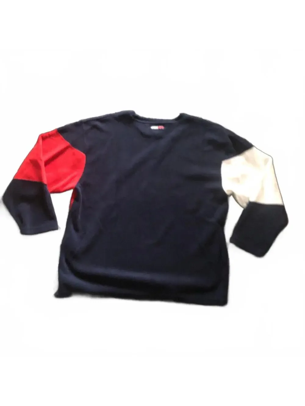 Tommy Hilfiger Tommy Jeans Colorblock Crewneck Fleece Sweater XXL